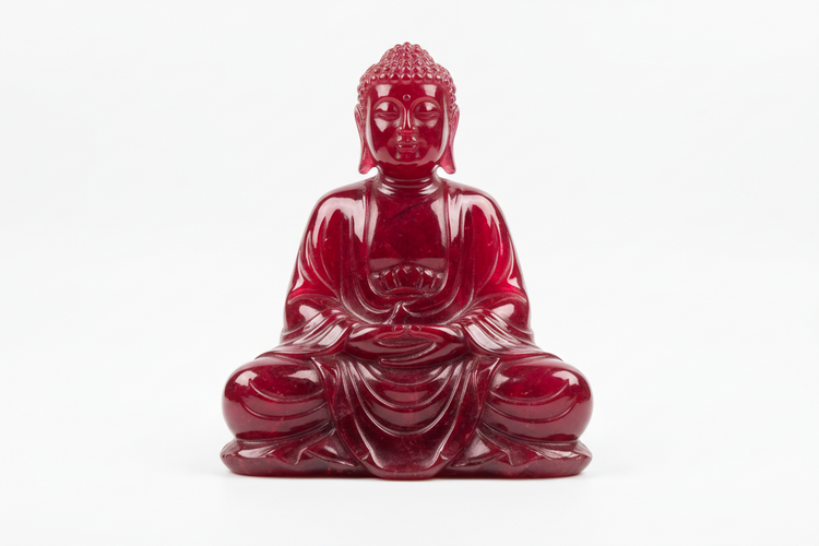 Handcarved Ruby For Decoration