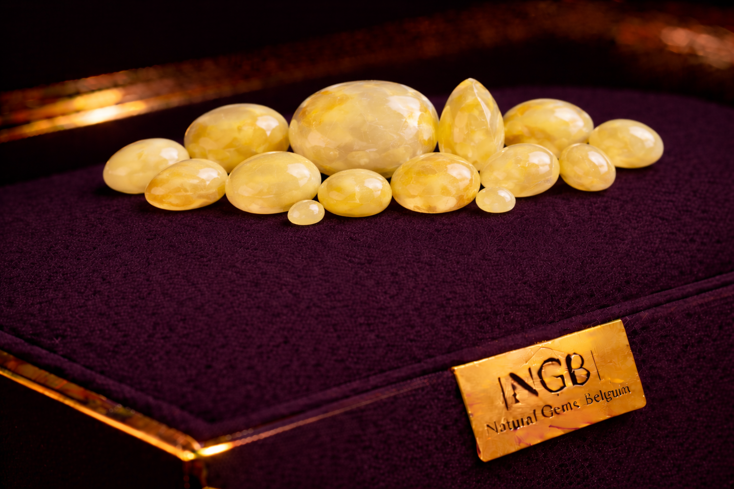 Yellow Opal Cabochons