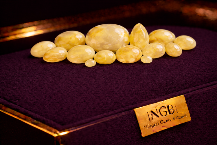Yellow Opal Cabochons