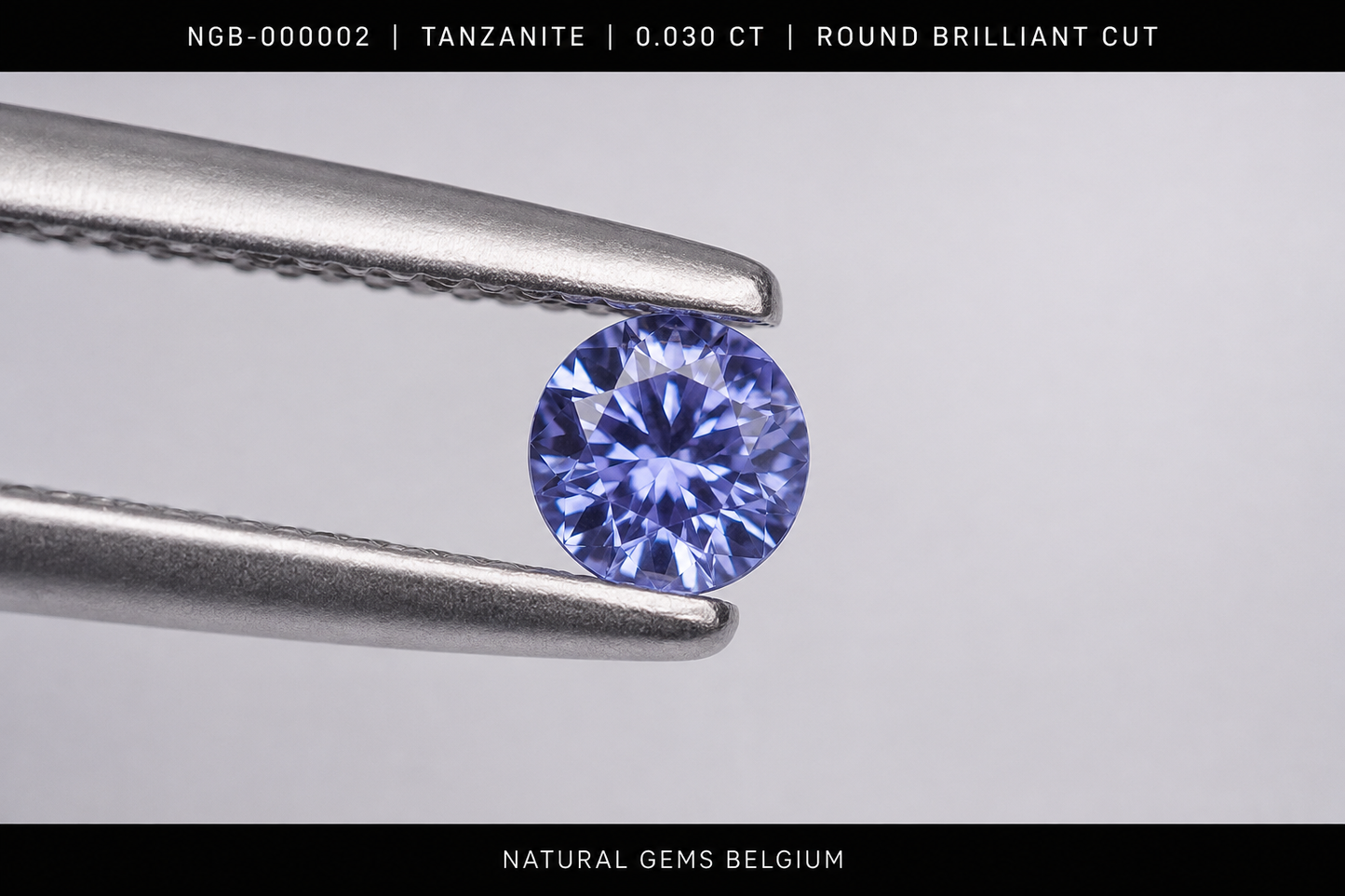 Natural Tanzanite 0.030 ct Round Brilliant Cut 2.0 mm | Tanzania