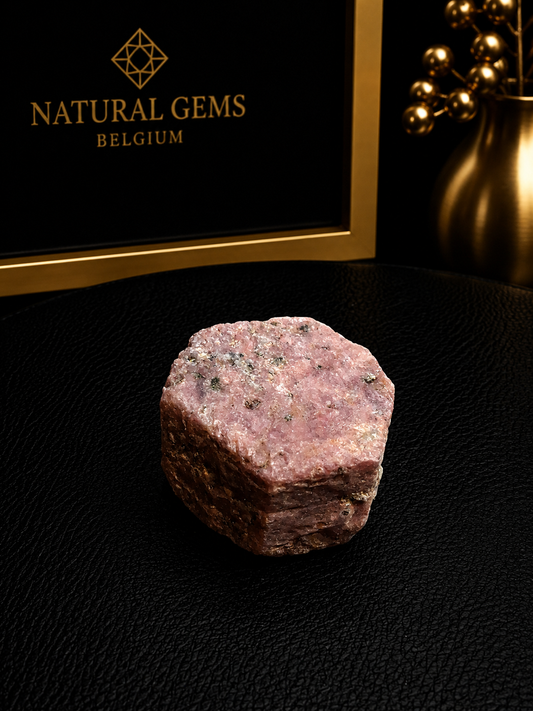 Natural Pink Ruby Crystal Hexagon Rough – 250 ct – Natural Corundum Specimen - Natural Gems Belgium