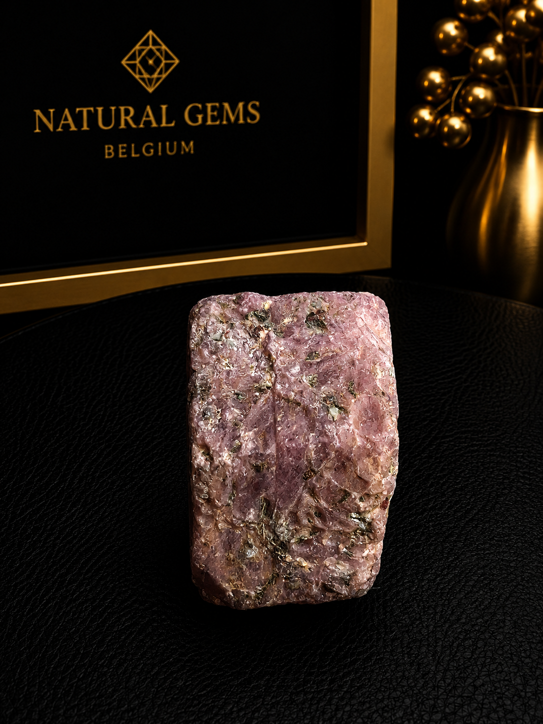 Natural Pink Ruby Crystal Hexagon Rough – 250 ct – Natural Corundum Specimen - Natural Gems Belgium