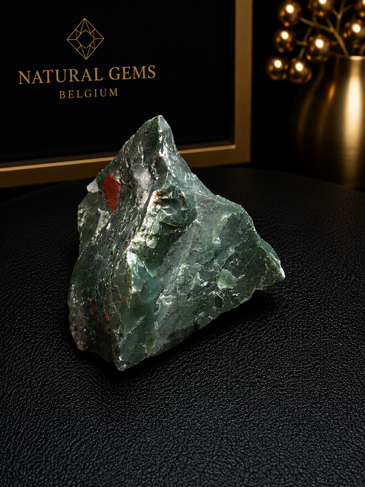 Natural Bloodstone Rough Specimen – 84 g – 6.6 x 4.7 x 4.1 cm – Collector Mineral Decor Stone