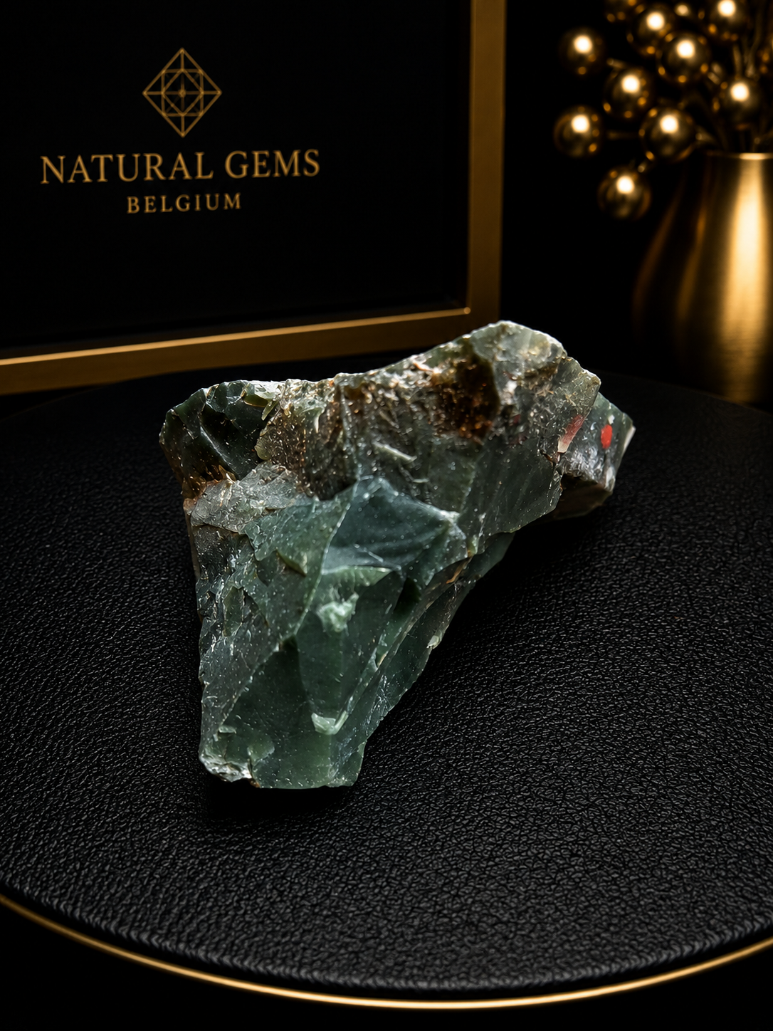 Esemplare Grezzo di Eliotropio Naturale – 84 g – 6,6 x 4,7 x 4,1 cm – Minerale da Collezione, Pietra Decorativa
