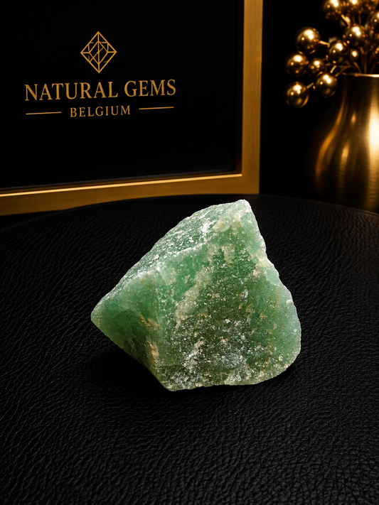 Natural Rough Green Aventurine Crystal – 43g Raw Aventurine Mineral Specimen - Natural Gems Belgium