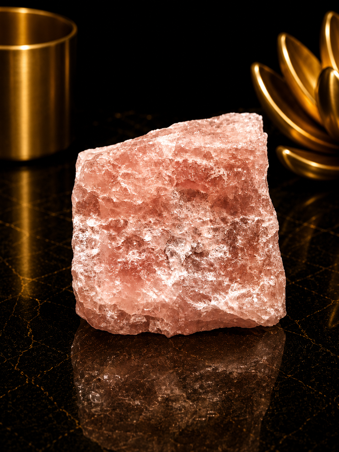 Natural Rough Strawberry Quartz Crystal – 4 x 3 cm – Collector & Display Stone
