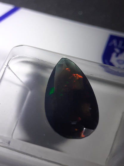 Certified natural Opal - 1.61ct - Ethiopia - sealed - Natural Gems Belgium