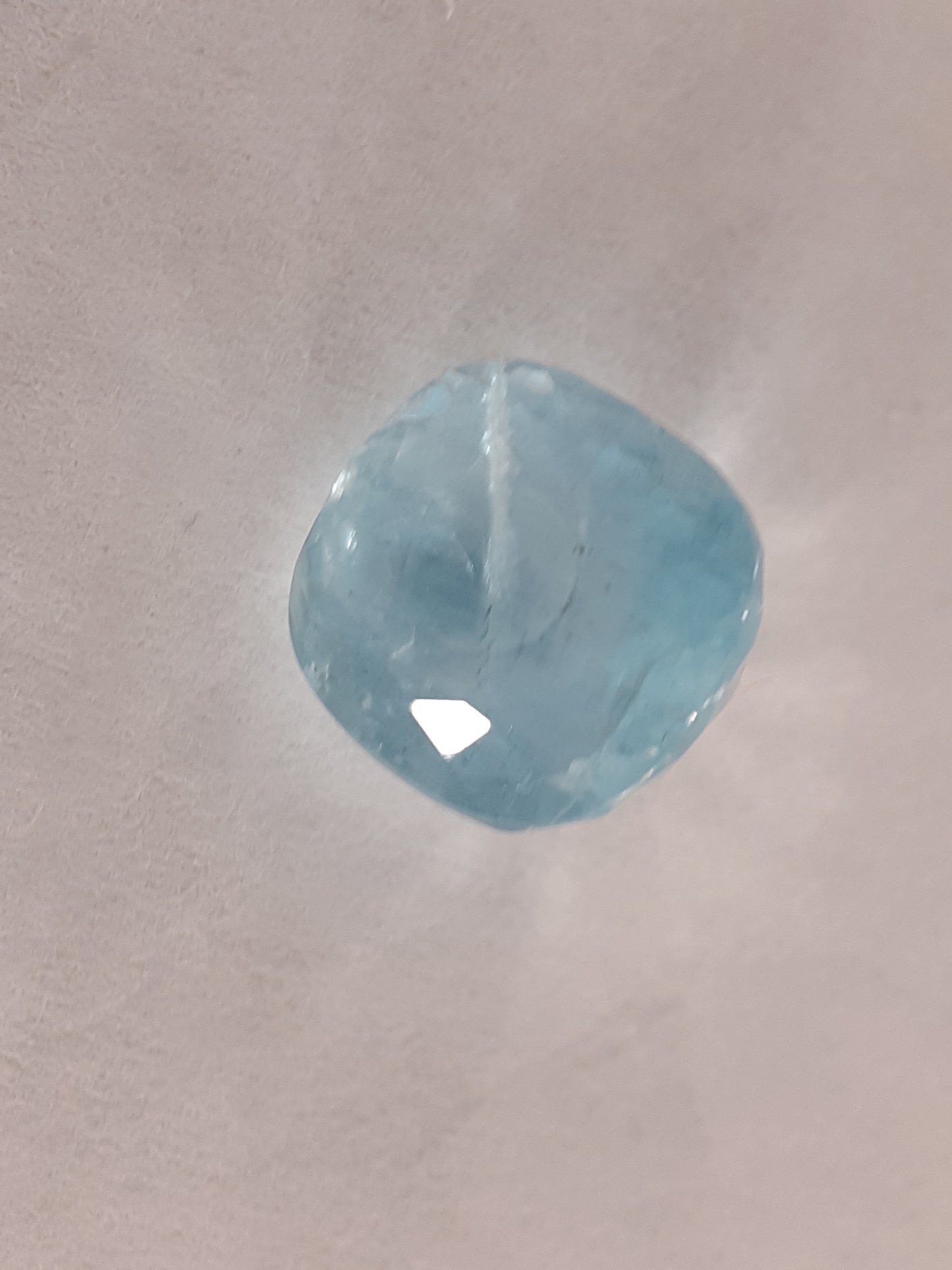 Natural Aquamarine - 3.62 ct - Cushion - unheated untreated - Brasil - Certified by seller - Natural Gems Belgium