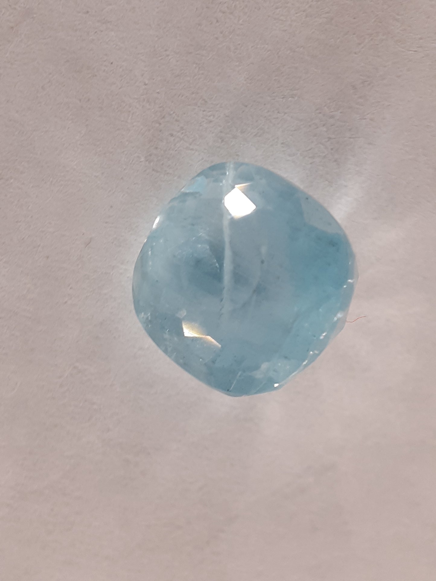 Natural Aquamarine - 3.62 ct - Cushion - unheated untreated - Brasil - Certified by seller - Natural Gems Belgium