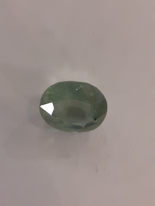 Green Sapphire Unheated Australia, 1.02 ct - Natural Gems Belgium