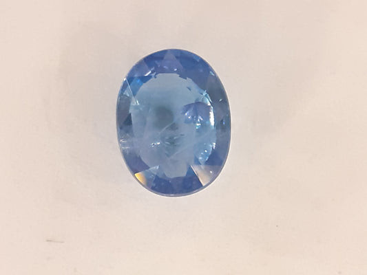 Blue natural heated Sapphire Ceylon,1.02ct - Natural Gems Belgium