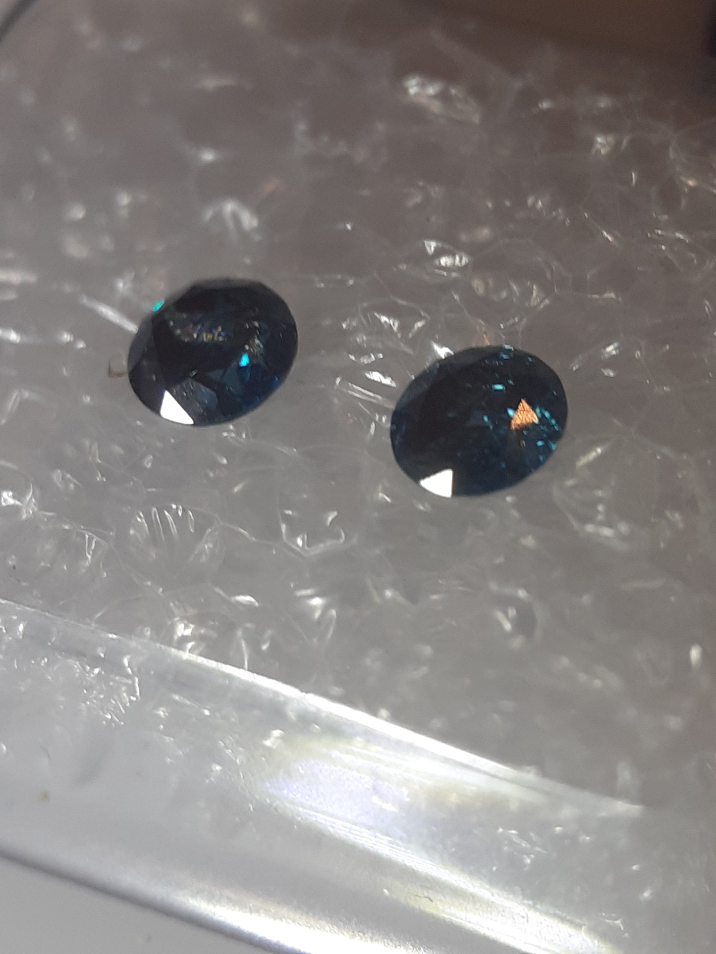 Diamonds Pair Round - Natural - certified - 0.36 ct - sealed - Natural Gems Belgium