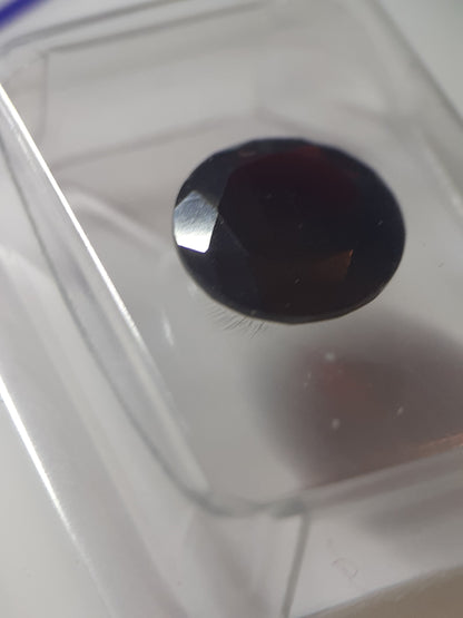 Certified Round Natural Garnet - 2.51 ct - Africa - Sealed - Natural Gems Belgium