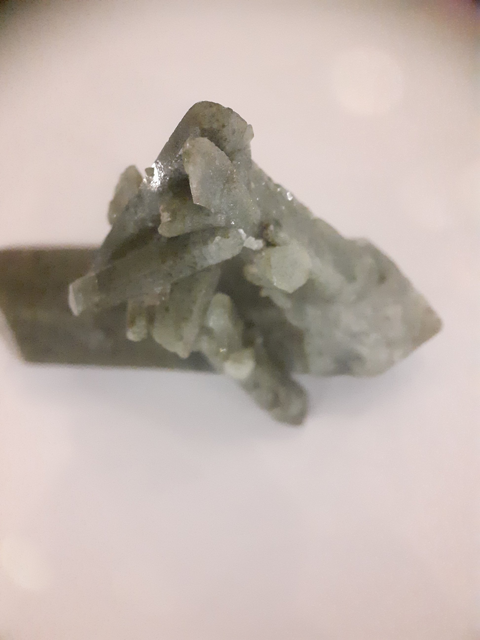 Chlorite Phantom Quartz Crystal Cluster, 91 ct, 18.20 gr - Natural Gems Belgium