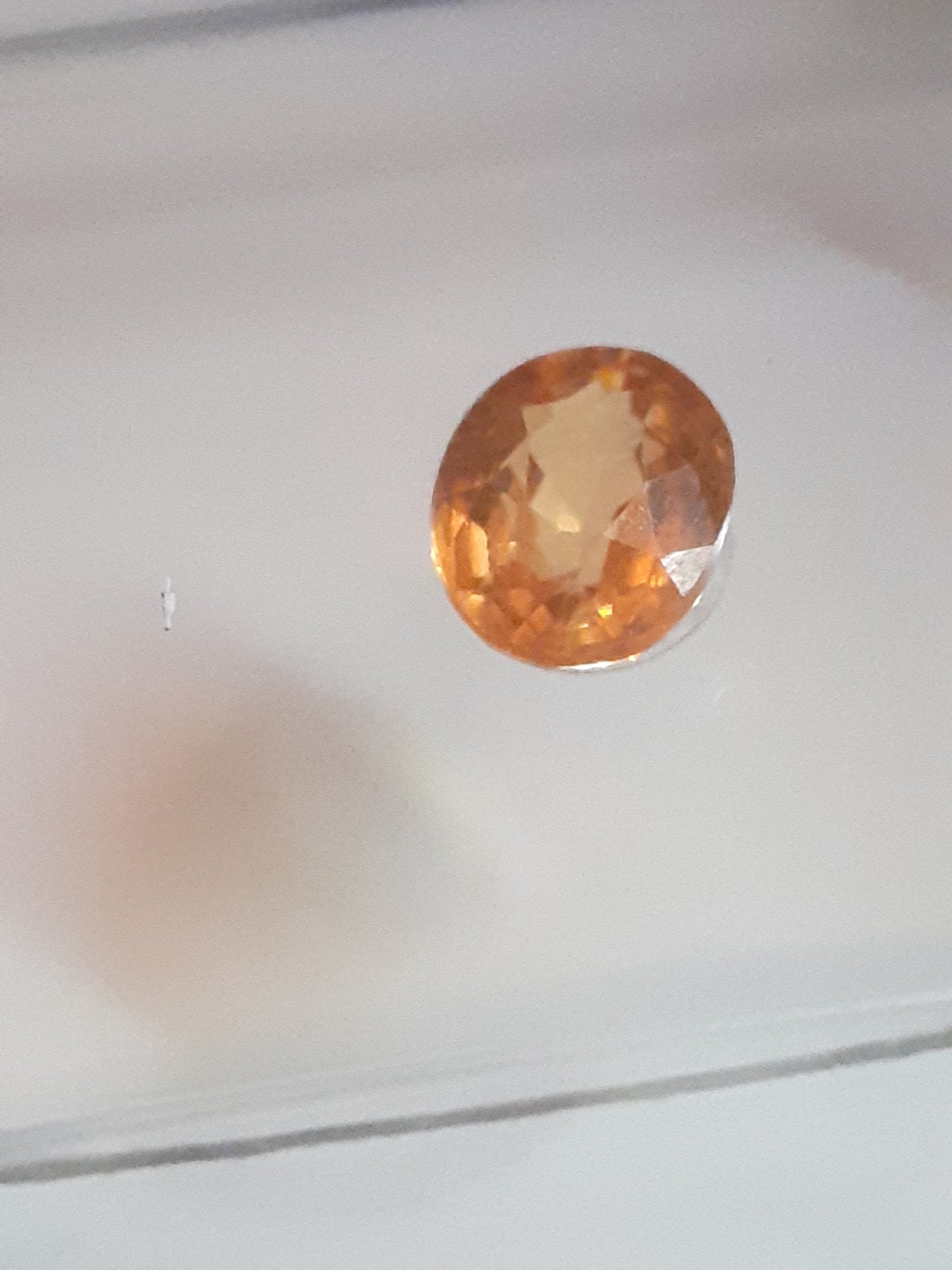 Certified Spessartite Mandarin Garnet - 0.50 ct - Sealed - Natural Gems Belgium