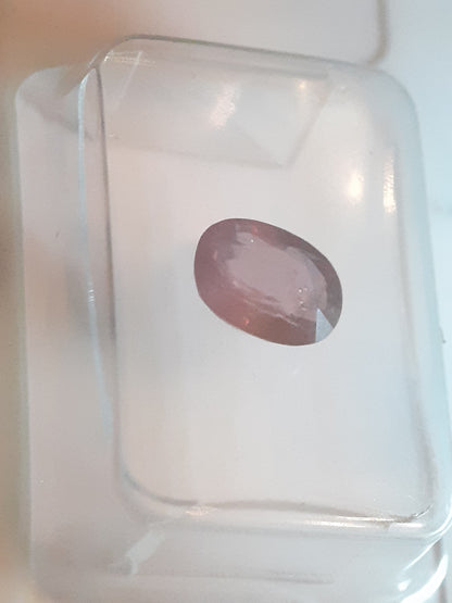 Natural Ovan Purple Spinel -Certified - 1.08 ct - unheated - Sealed - Natural Gems Belgium