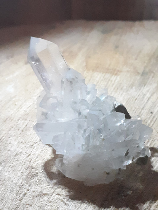 Natural  clear Quartz crystal, 132.20 ct - Natural Gems Belgium