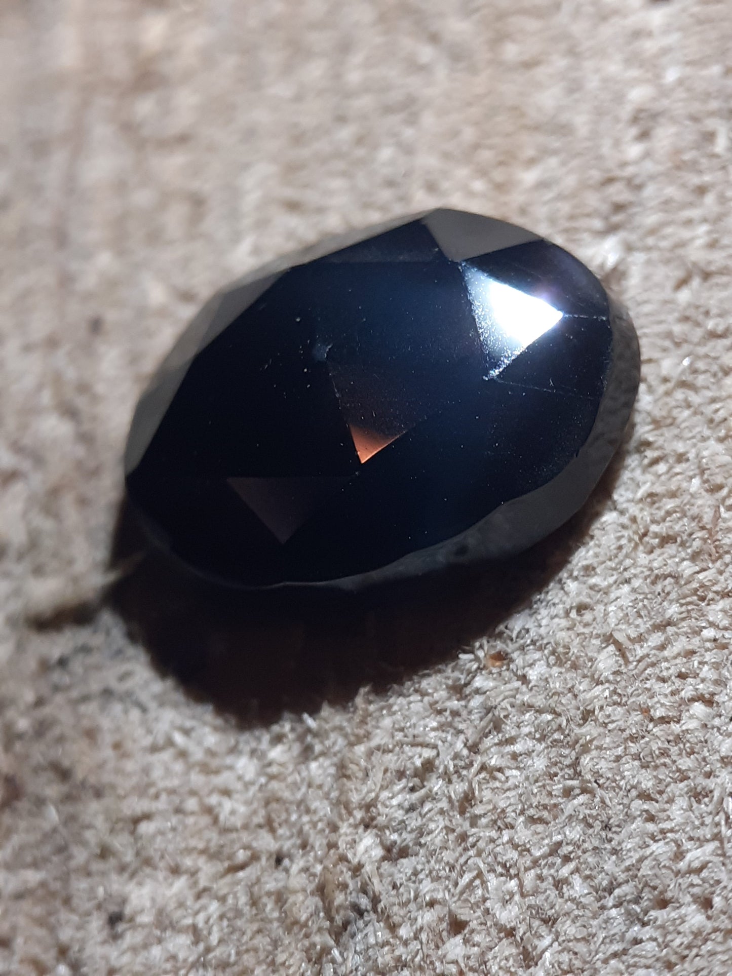 Natural Black Spinel , 5.35 ct, Afrika , untreated - Natural Gems Belgium