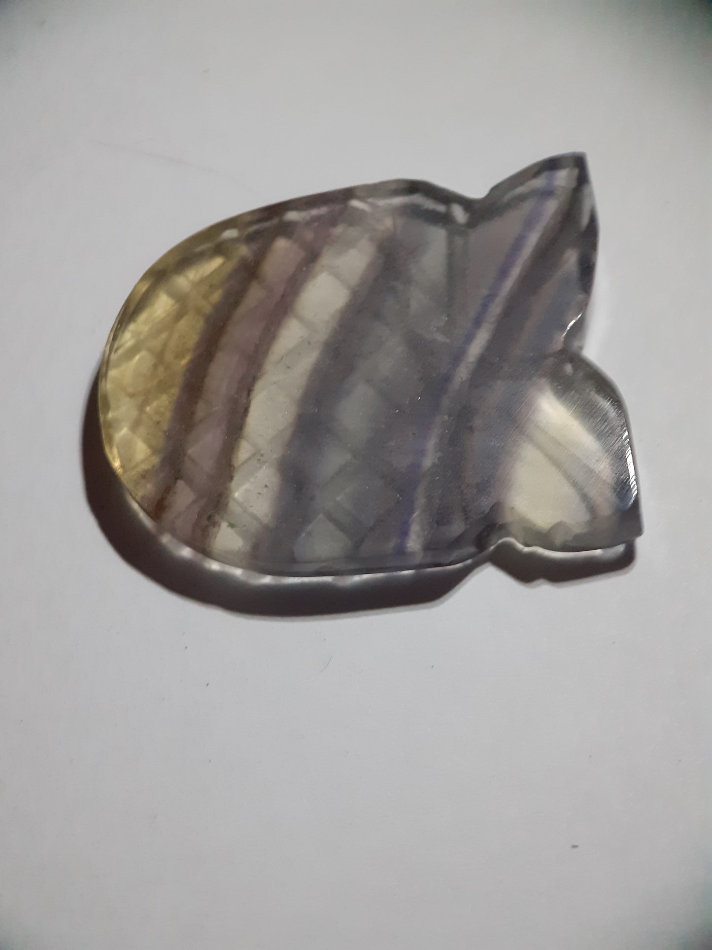 Handcarved Fluorite :pair of multicolored pineapples - natural fluorite 75.65 ct - Natural Gems Belgium