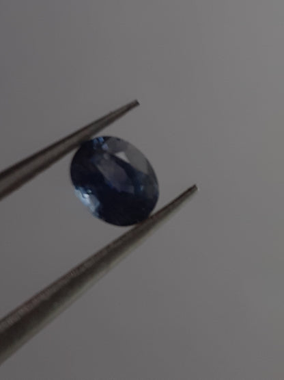 Natural light blue to deep Blue Sapphire - 0.31ct - oval - Heated - Madagascar - Certified by NGB - Natural Gems Belgium