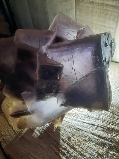 Big fluorite crystal, well shaped, 1780 grams - Natural Gems Belgium