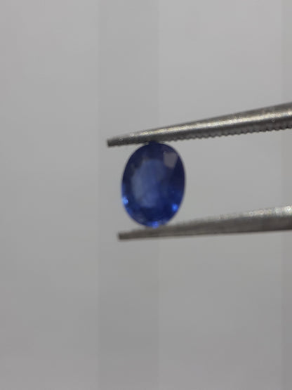 Natural blue sapphire - 0.47 ct - oval - heated - Australia - certified by NGB - Natural Gems Belgium