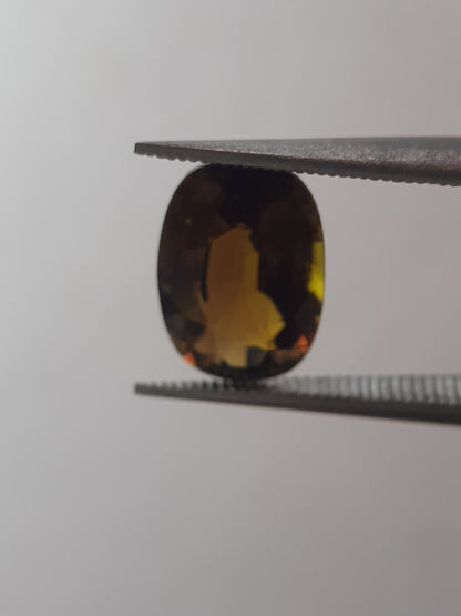 Natural Chrome Tourmaline - 1.69 ct - oval - unheated - certified by NGB - Natural Gems Belgium