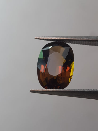 Natural Chrome Tourmaline - 1.69 ct - oval - unheated - certified by NGB - Natural Gems Belgium