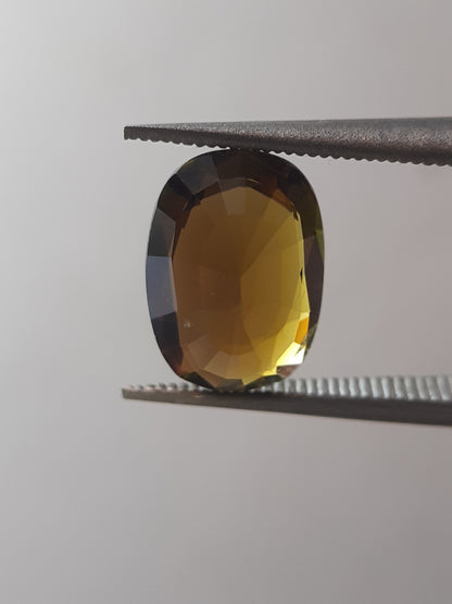 Natural Chrome Tourmaline - 1.69 ct - oval - unheated - certified by NGB - Natural Gems Belgium