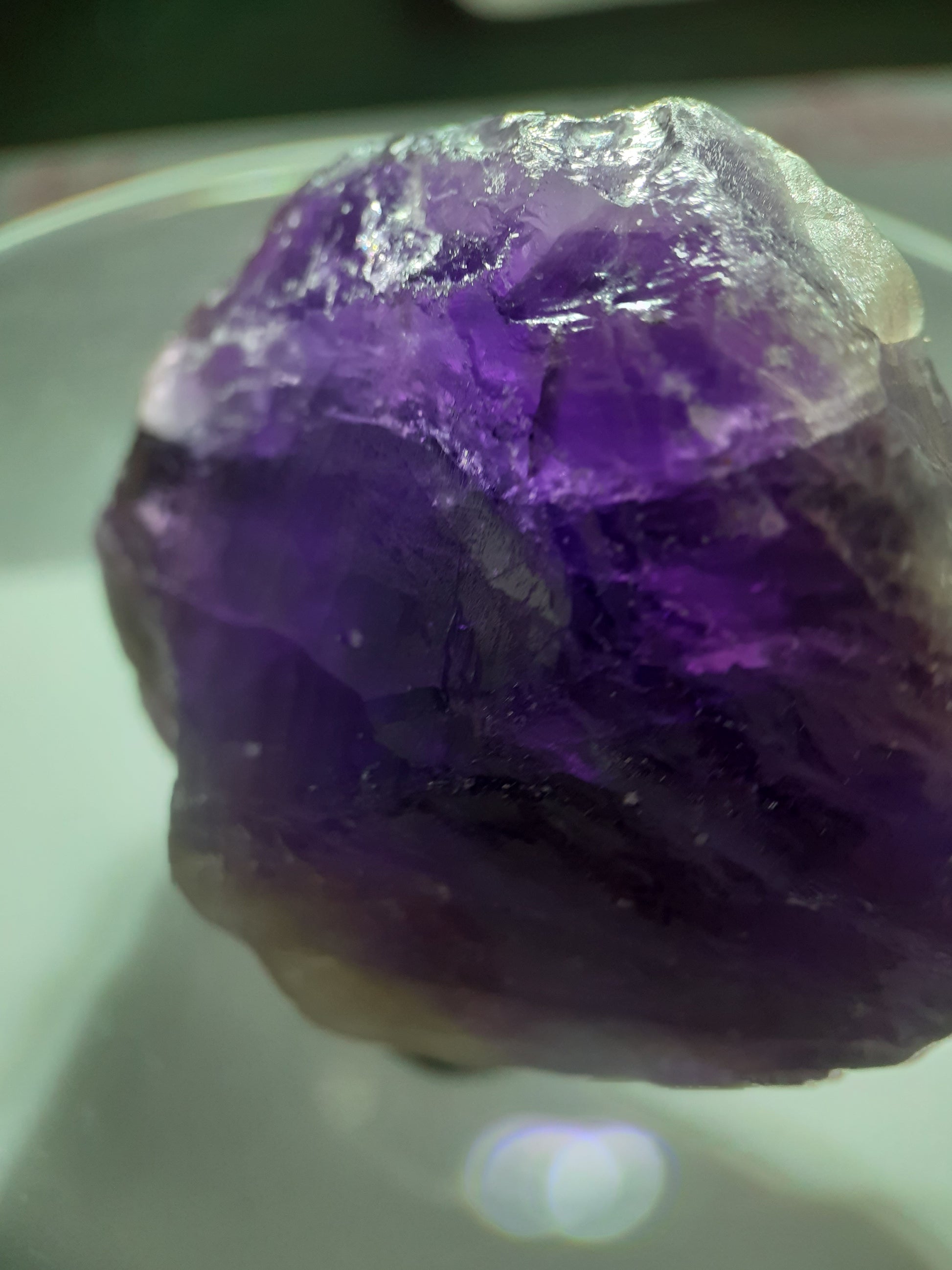 Natural purple Amethyst - 285.48 ct - Rough Gemstone - unheated - Certified by NGB - Natural Gems Belgium