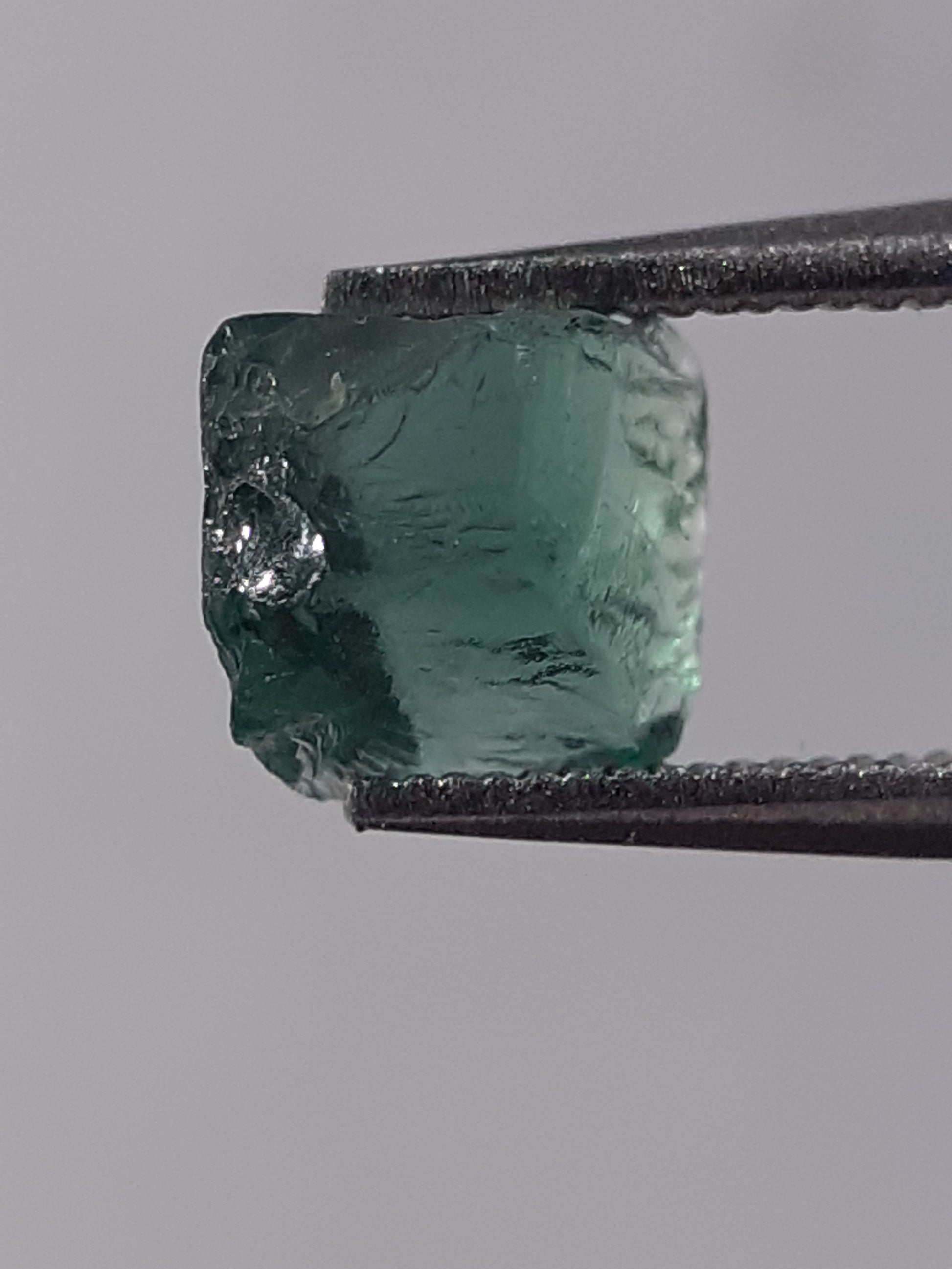 Natural Green Apatite - 0.56 ct - Rough Gemstone - unheated - Natural Gems Belgium