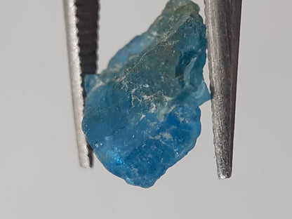 Natural Blue Apatite - 0.68 ct - Rough Gemstone - unheated - Natural Gems Belgium