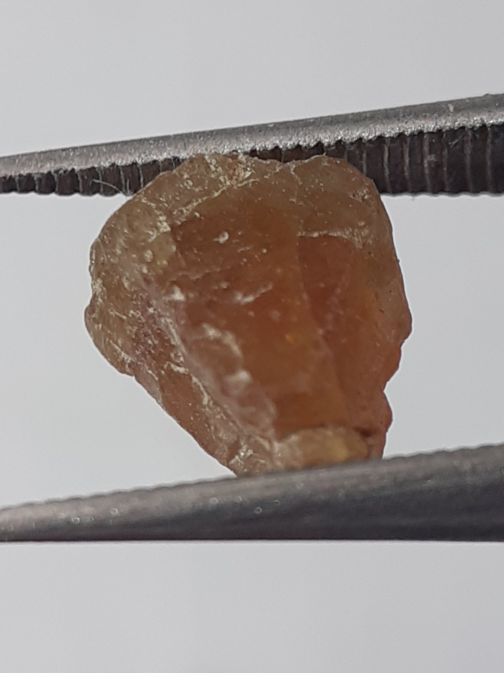 Natural brownish Yellow Apatite - 1.19 ct - Rough Gemstone - unheated - Natural Gems Belgium