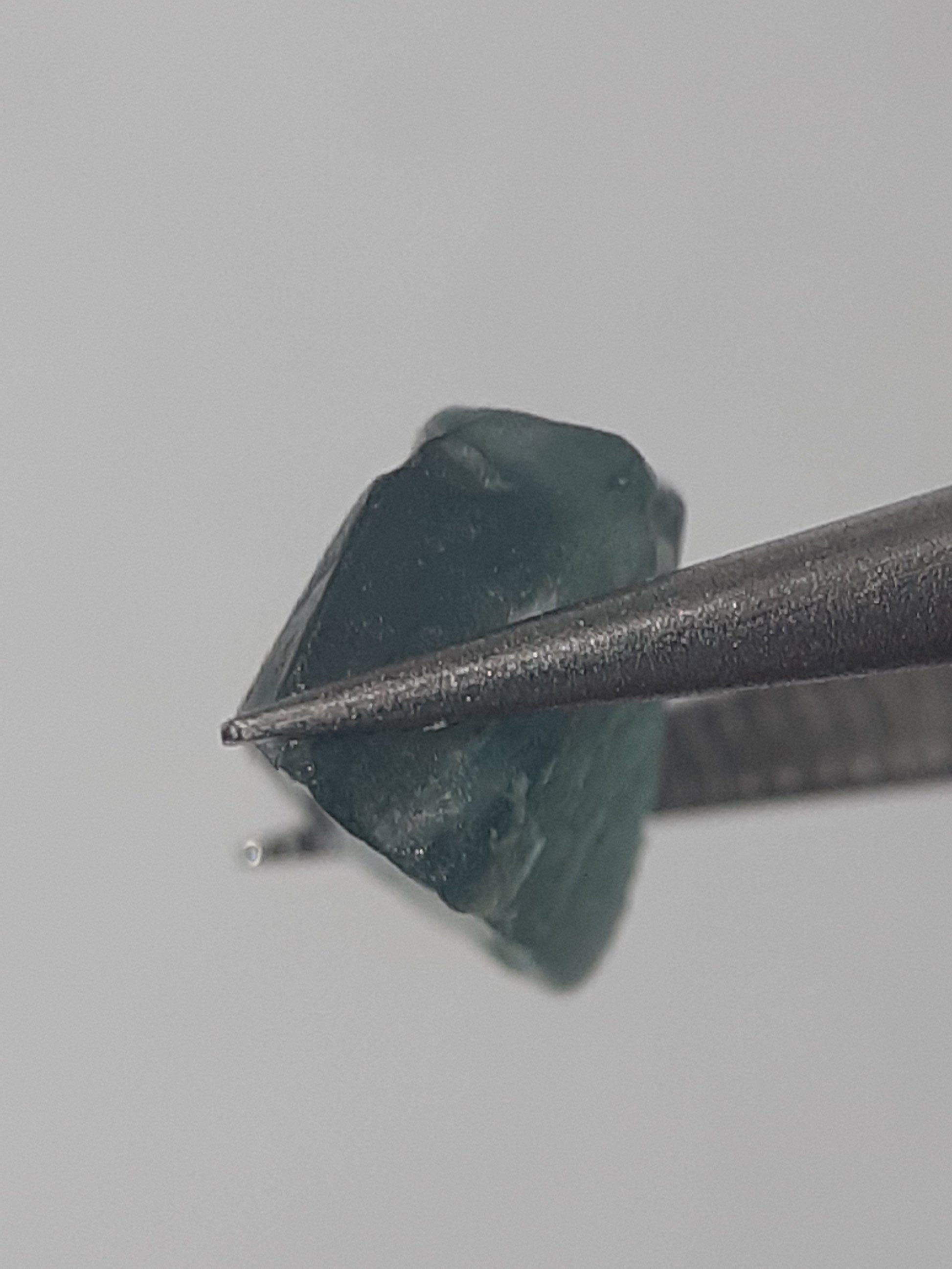 Natural bluish green Apatite - 1.28 ct - Rough Gemstone - unheated - Natural Gems Belgium