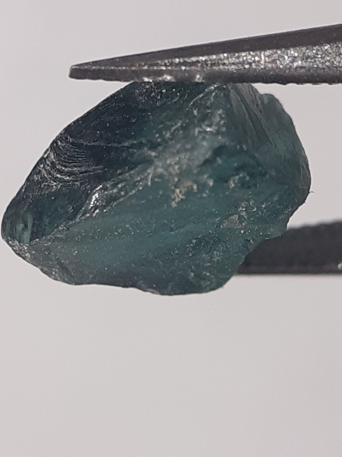 Natural bluish green Apatite - 1.593 ct - Rough Gemstone - unheated - Natural Gems Belgium