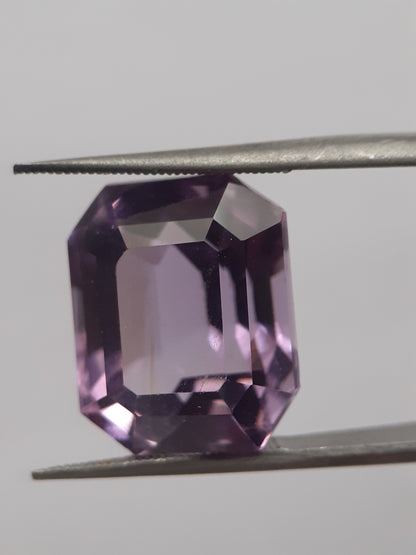 Natural light purple Amethyst - 11.984 ct - octagon - certified natural - Natural Gems Belgium