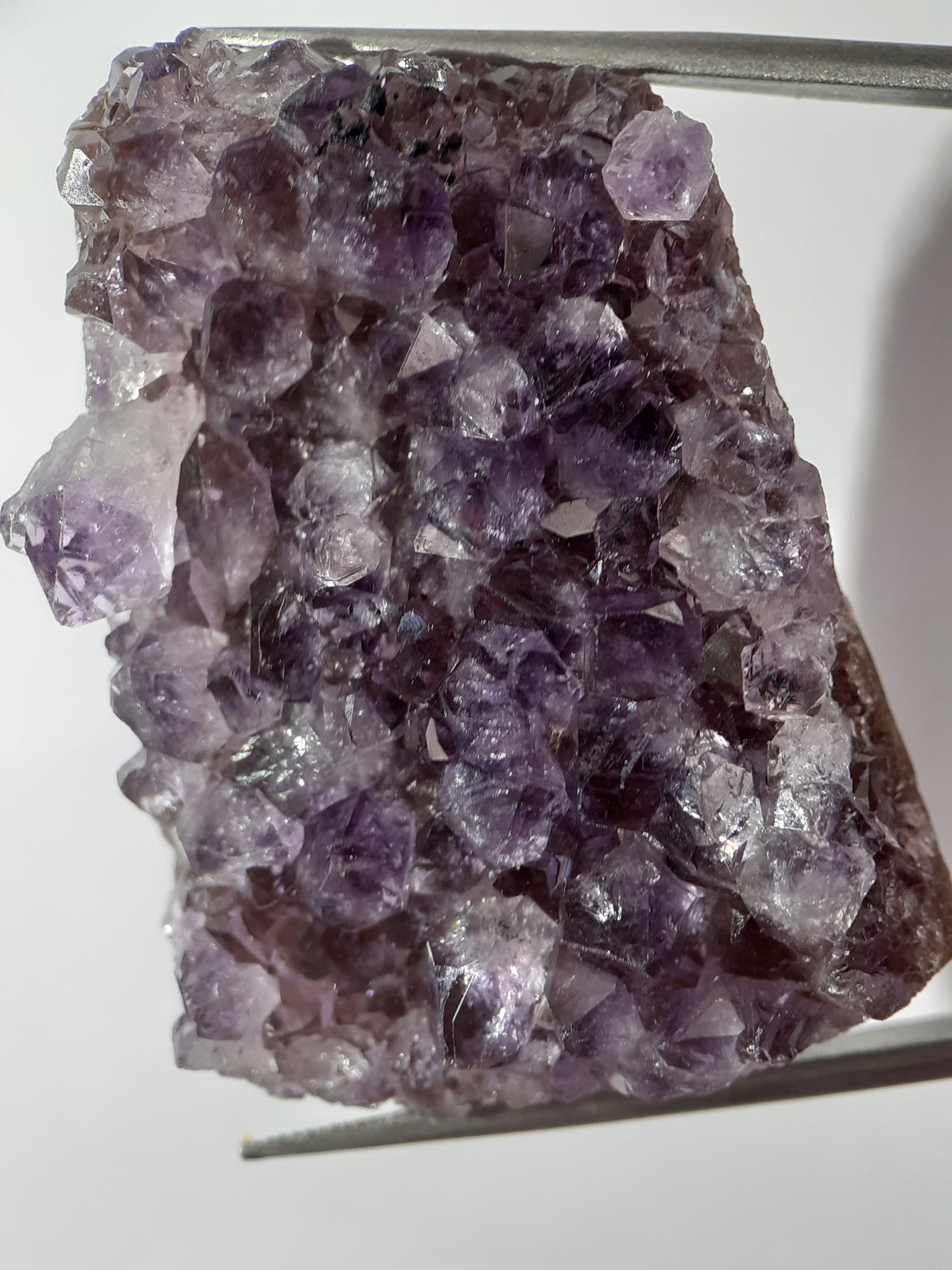 Natural purple Druzy Amethyst - 75.475 ct - Rough Gemstone - unheated - Uruguay - Natural Gems Belgium