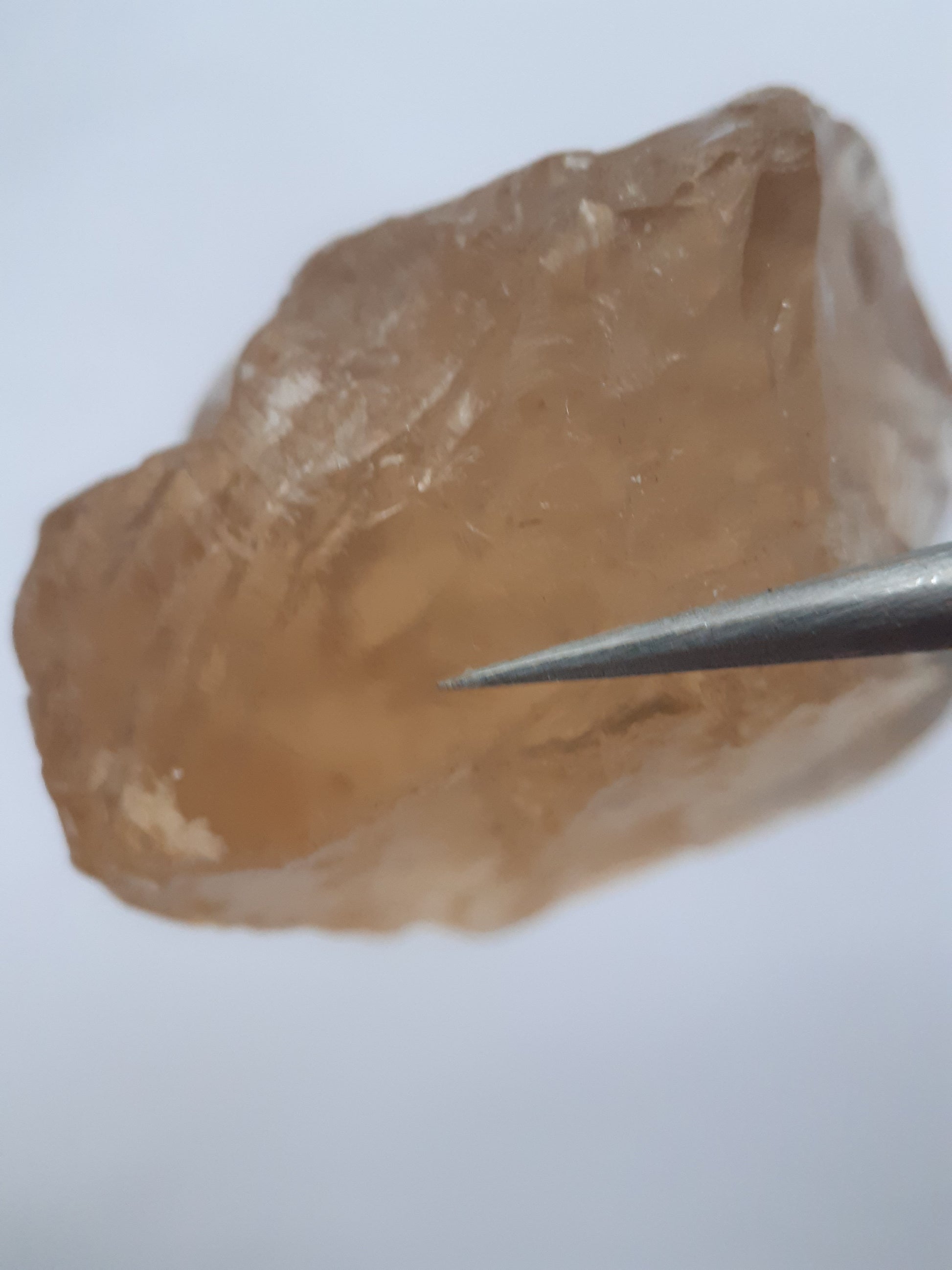 Natural Honey yellow Citrine - 72.829 ct - facet quality - Rough Gemstone - Natural Gems Belgium