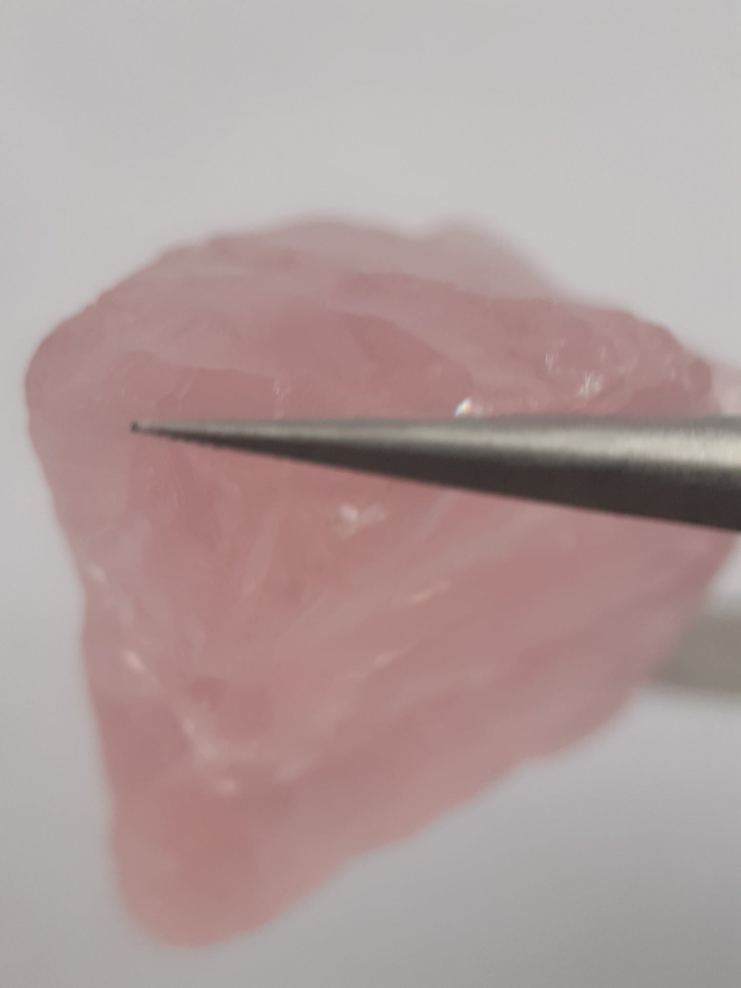 Natural Rose Quartz - facet quality - 66.128 ct - Rough Gemstone - certified natural - Natural Gems Belgium