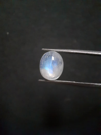 Natural Moonstone - blue adularescence - 4.210 ct - oval - certified natural - Natural Gems Belgium