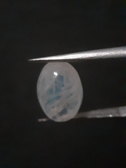 Natural Moonstone - blue adularescence - 3.574 ct - oval - certified natural - Natural Gems Belgium