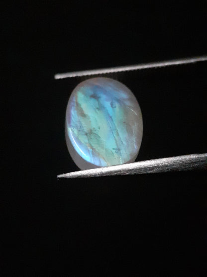 Natural Moonstone - blue adularescence - 3.574 ct - oval - certified natural - Natural Gems Belgium