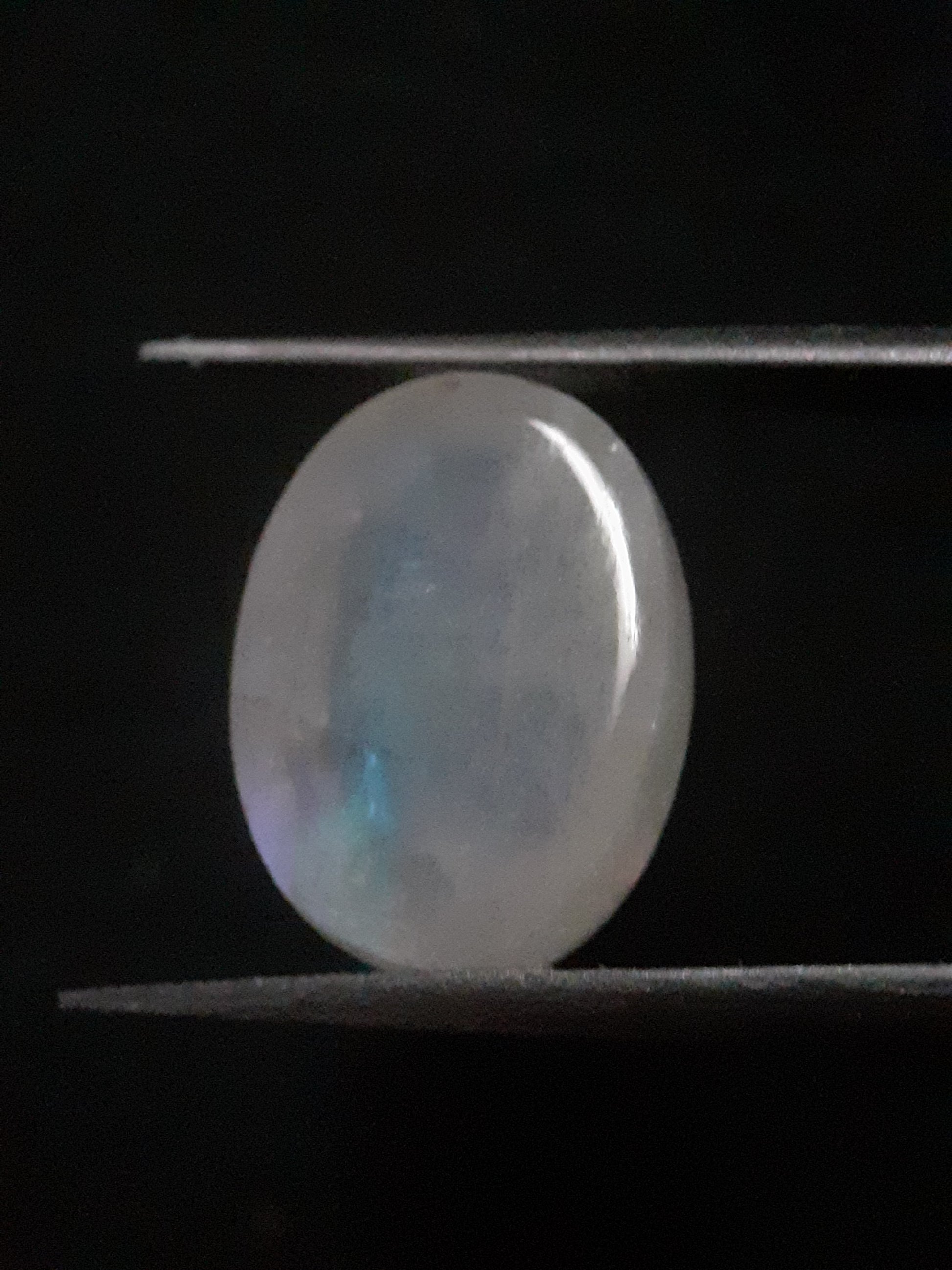 Natural Moonstone - blue adularescence - 13.143 ct - oval - certified natural - Natural Gems Belgium