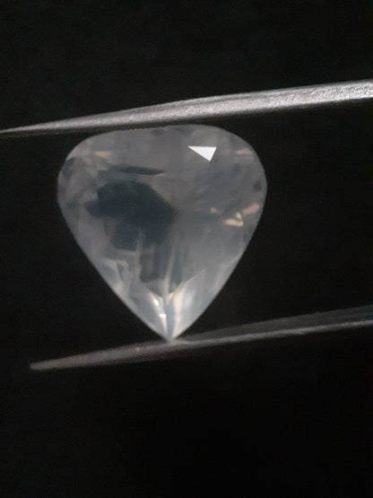 Natural Moonstone faceted - light bluish adularescence - 15.003 ct - Pear - Natural Gems Belgium