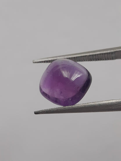 Natural purple Amethyst - 2.188 ct - cushion cabochon - 7.8 x 7.8 mm