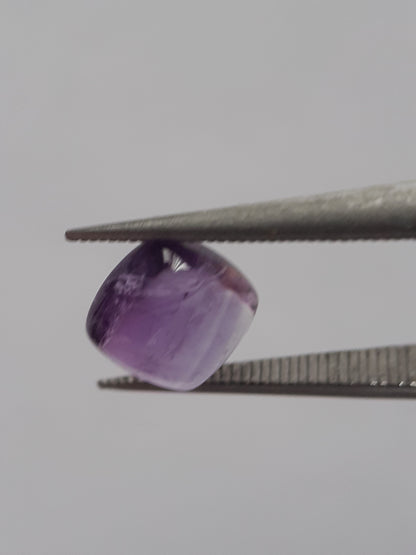 Natural purple Amethyst - 1.140 ct - cushion cabochon - 6.0 x 6.0 mm