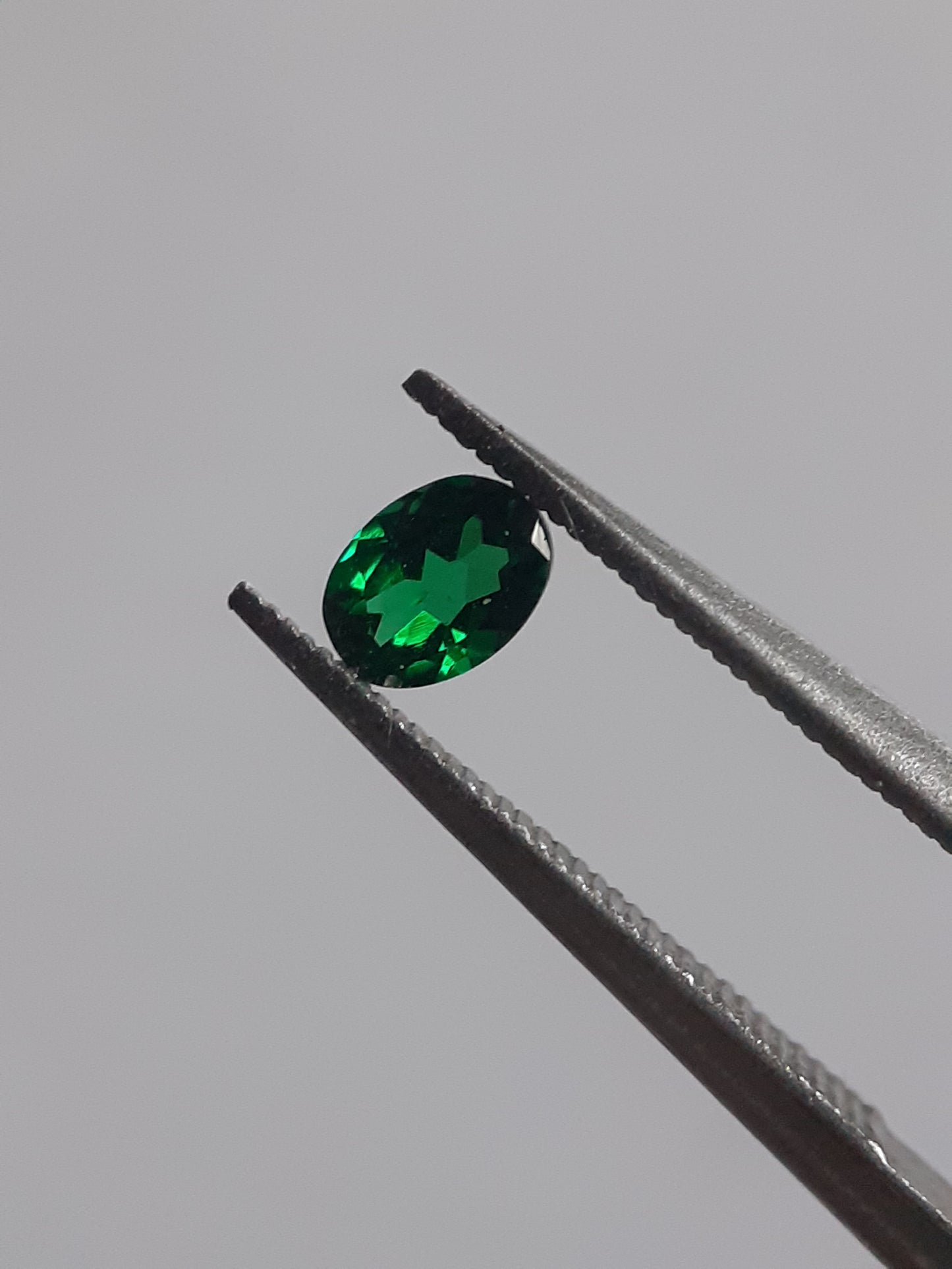 Natural Bright Green Tsavorite Garnet - 0.24 ct - oval - unheated - Tanzania