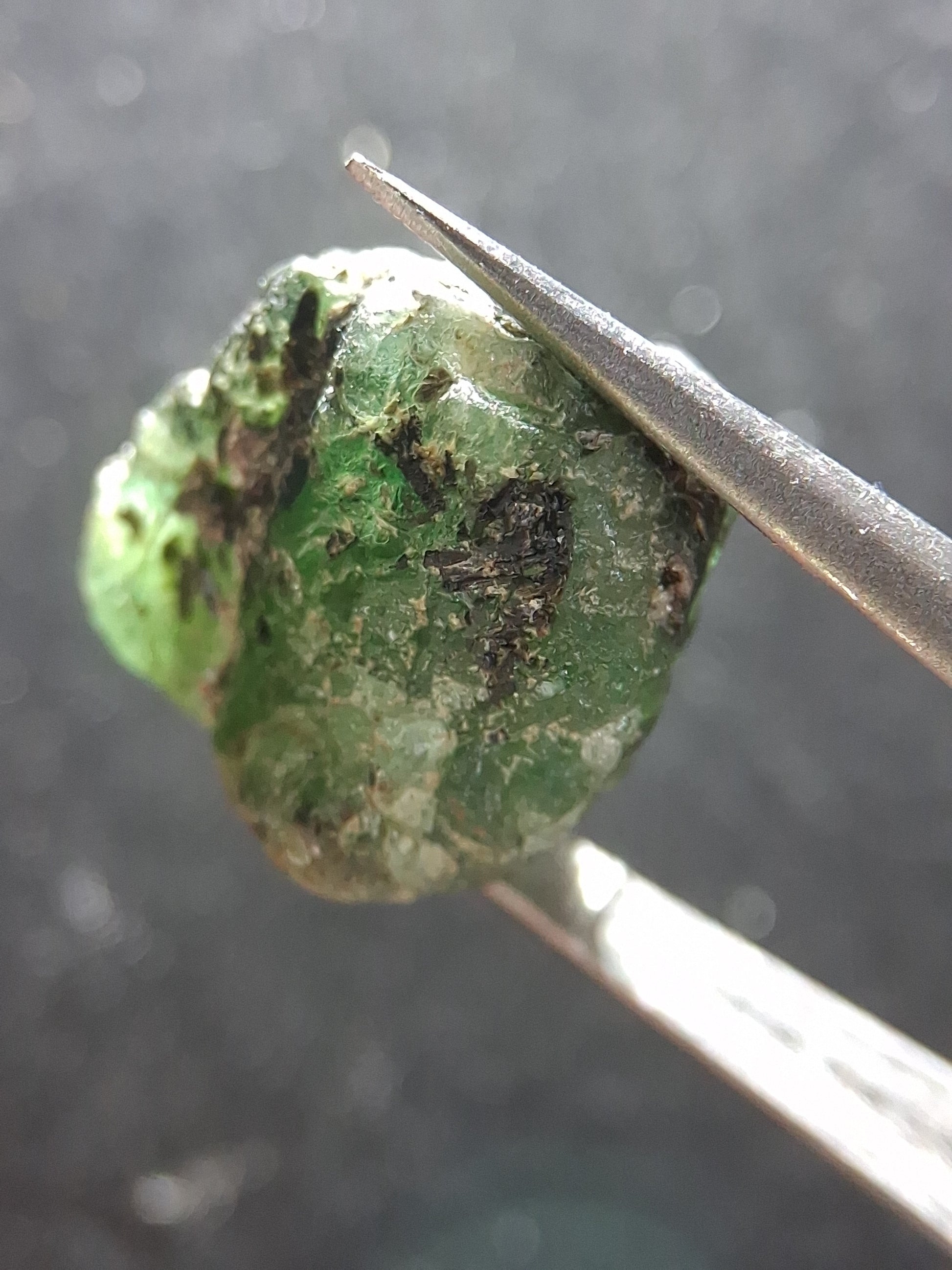 Rough Emerald - 15.870 ct - green rough emerald crystal - Natural Gems Belgium