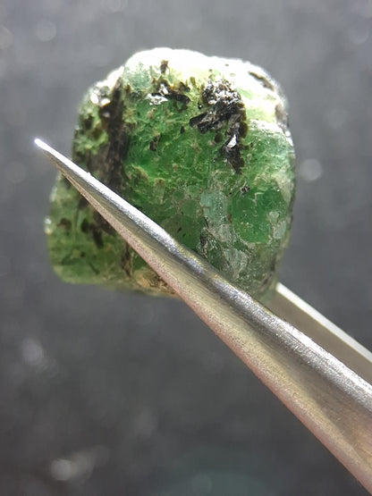 Rough Emerald - 15.870 ct - green rough emerald crystal - Natural Gems Belgium