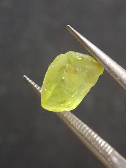 Natural Green Peridot - 1.459 ct - rough gemstone for faceting or rough gemstone jewelry - Natural Gems Belgium